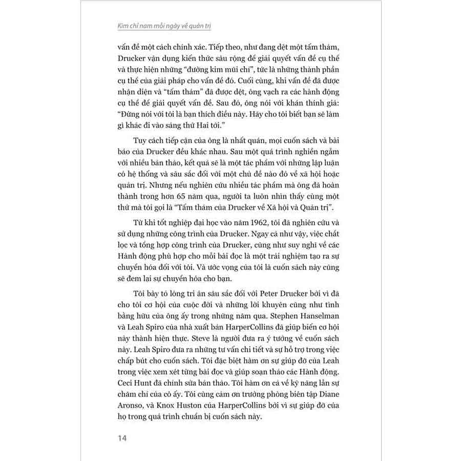The Daily Drucker - Kim Chỉ Nam Mỗi Ngày Về Quản Trị Kinh Doanh