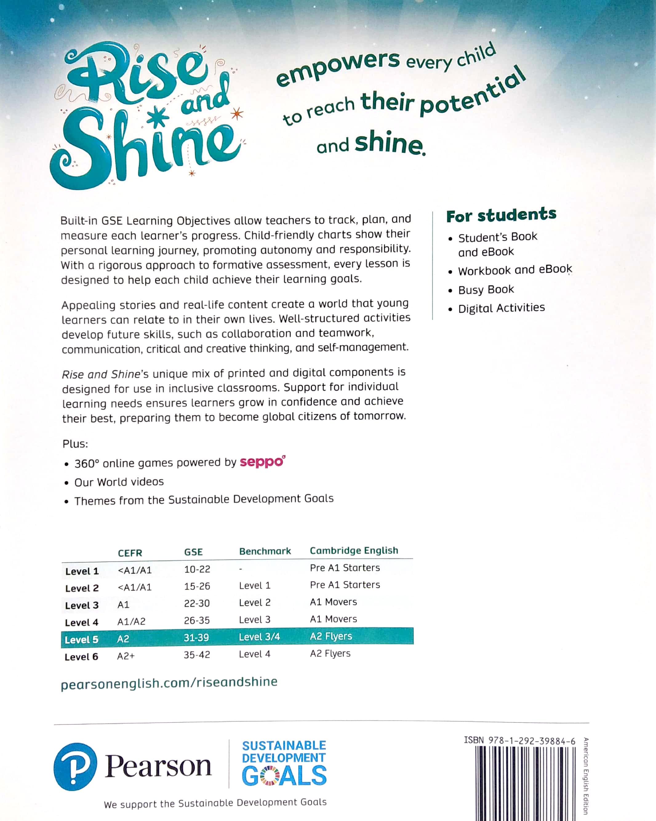 Rise And Shine American Level 5 Workbook With ebook