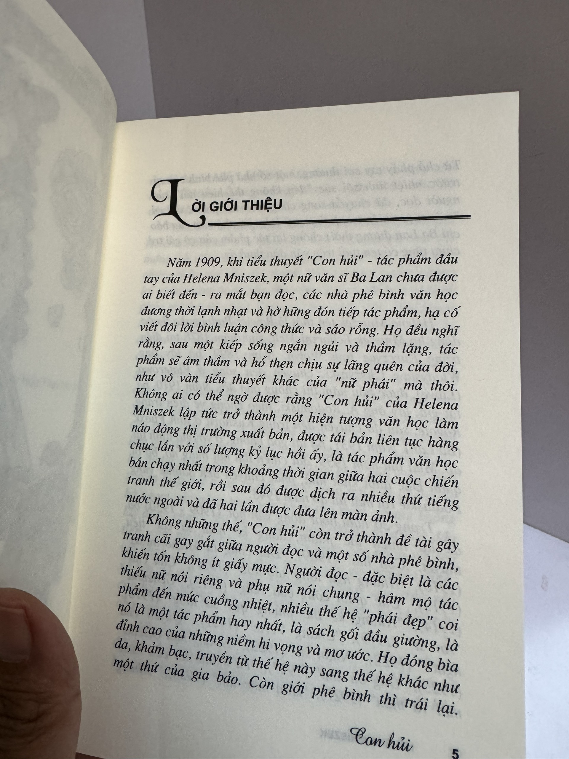 (Tái bản năm 2023) (Bìa cứng) CON HỦI - Helena Mniszek - Nguyễn Hữu Dũng dịch – Huy Hoang Bookstore – NXB Văn học