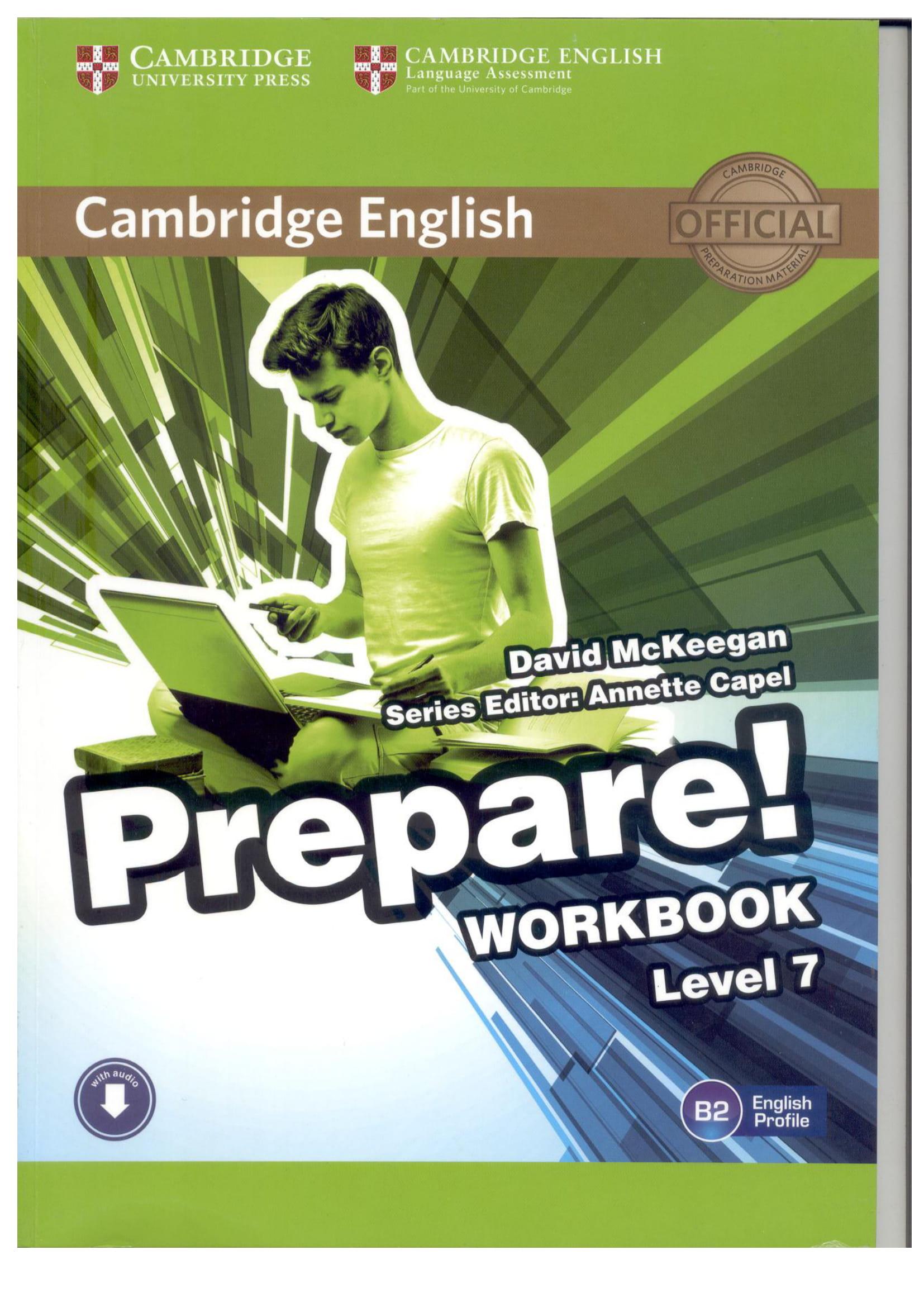 Cambridge English Prepare! Level 7 Workbook With Audio