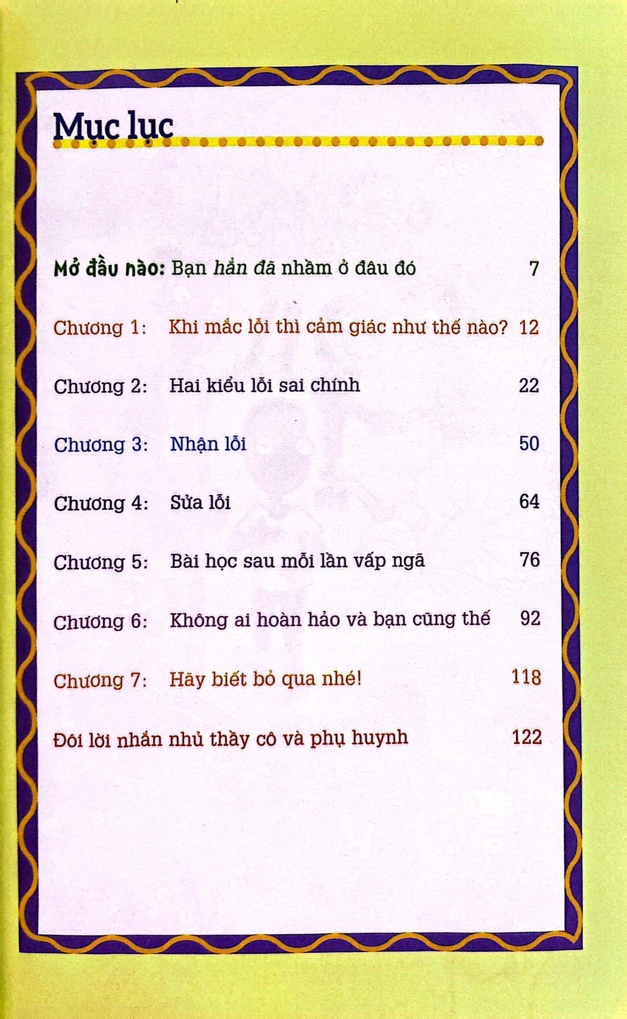 Kỹ Năng Học Đường - Mắc Lỗi Ư? Đừng Sợ!
