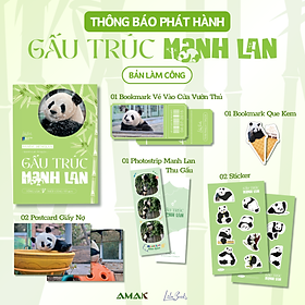 [Sách Ảnh] Gấu Trúc Manh Lan - Panda Menglan - Lilabooks