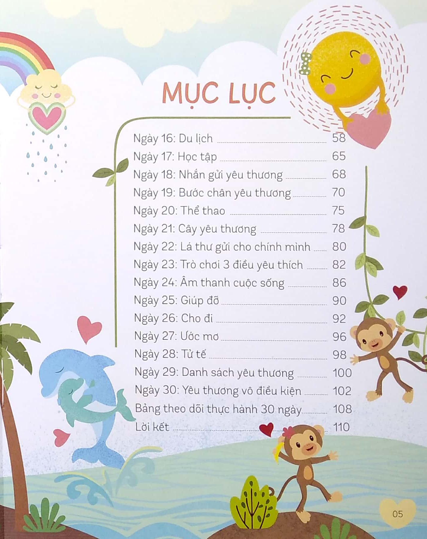 Bộ Sách Rèn Luyện Phẩm Chất Cho Trẻ - 30 Ngày Thực Hành Lòng Yêu Thương (Tái Bản 2023)