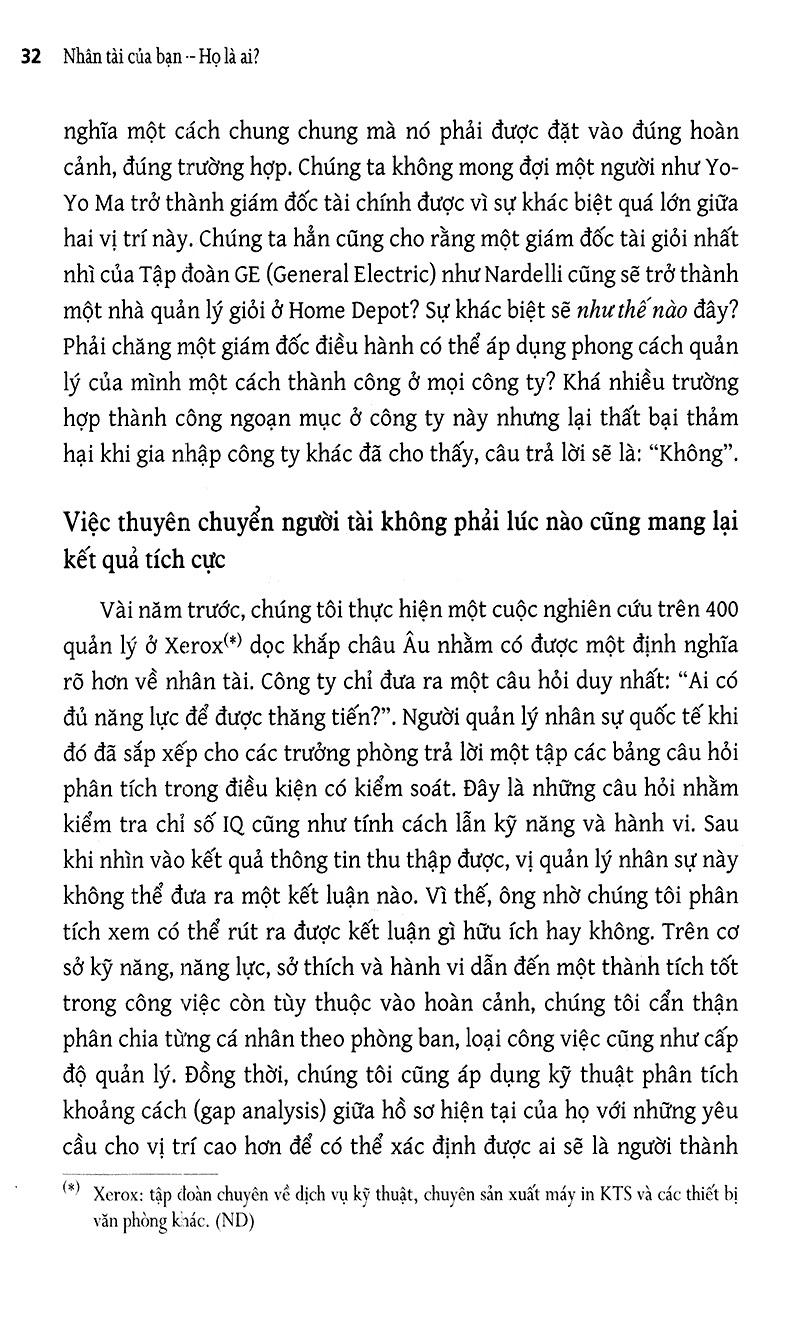 Nhân Tài Của Bạn - Họ Là Ai?