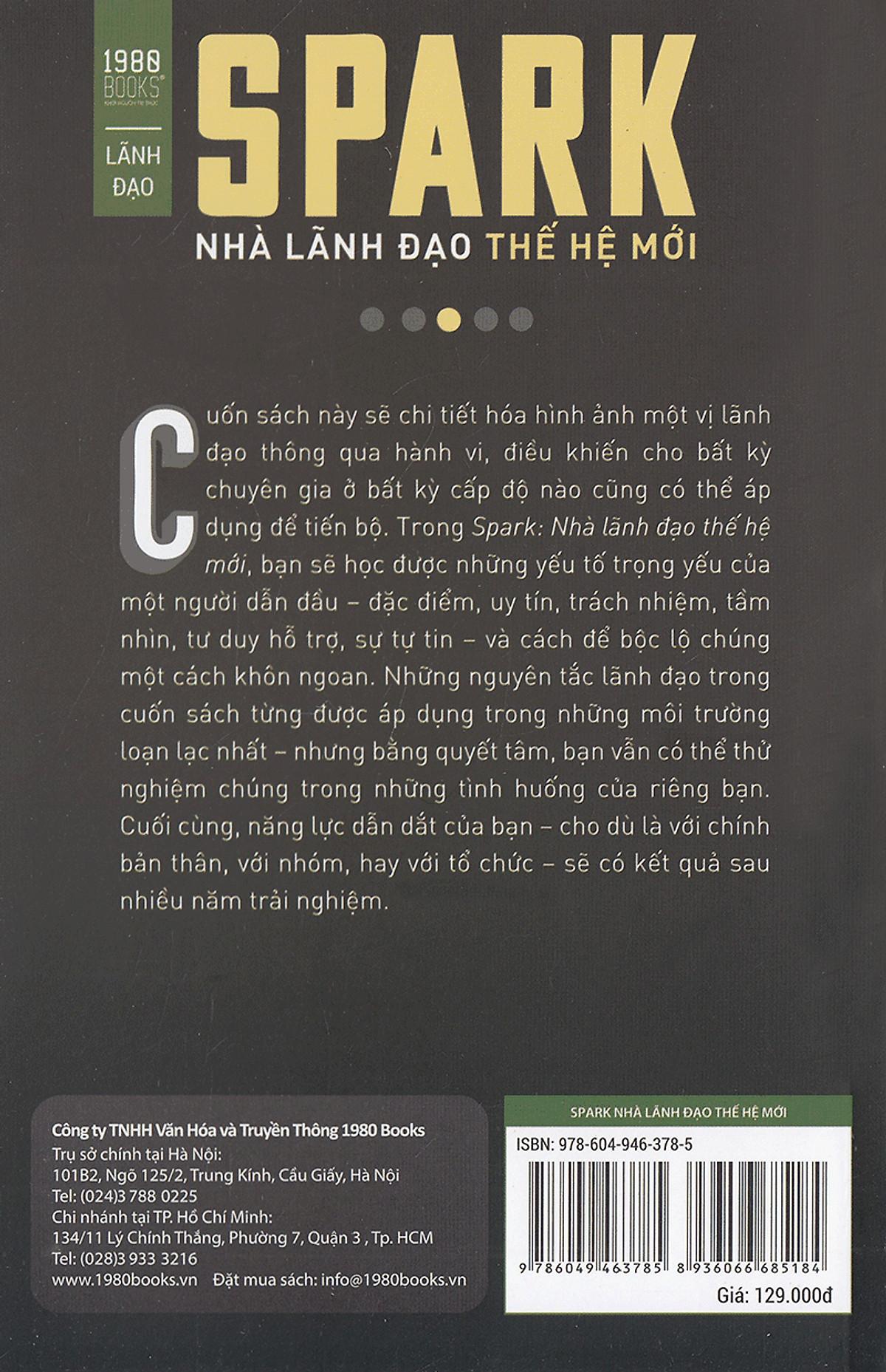 Spark: Nhà Lãnh Đạo Thế Hệ Mới - Bản Quyền