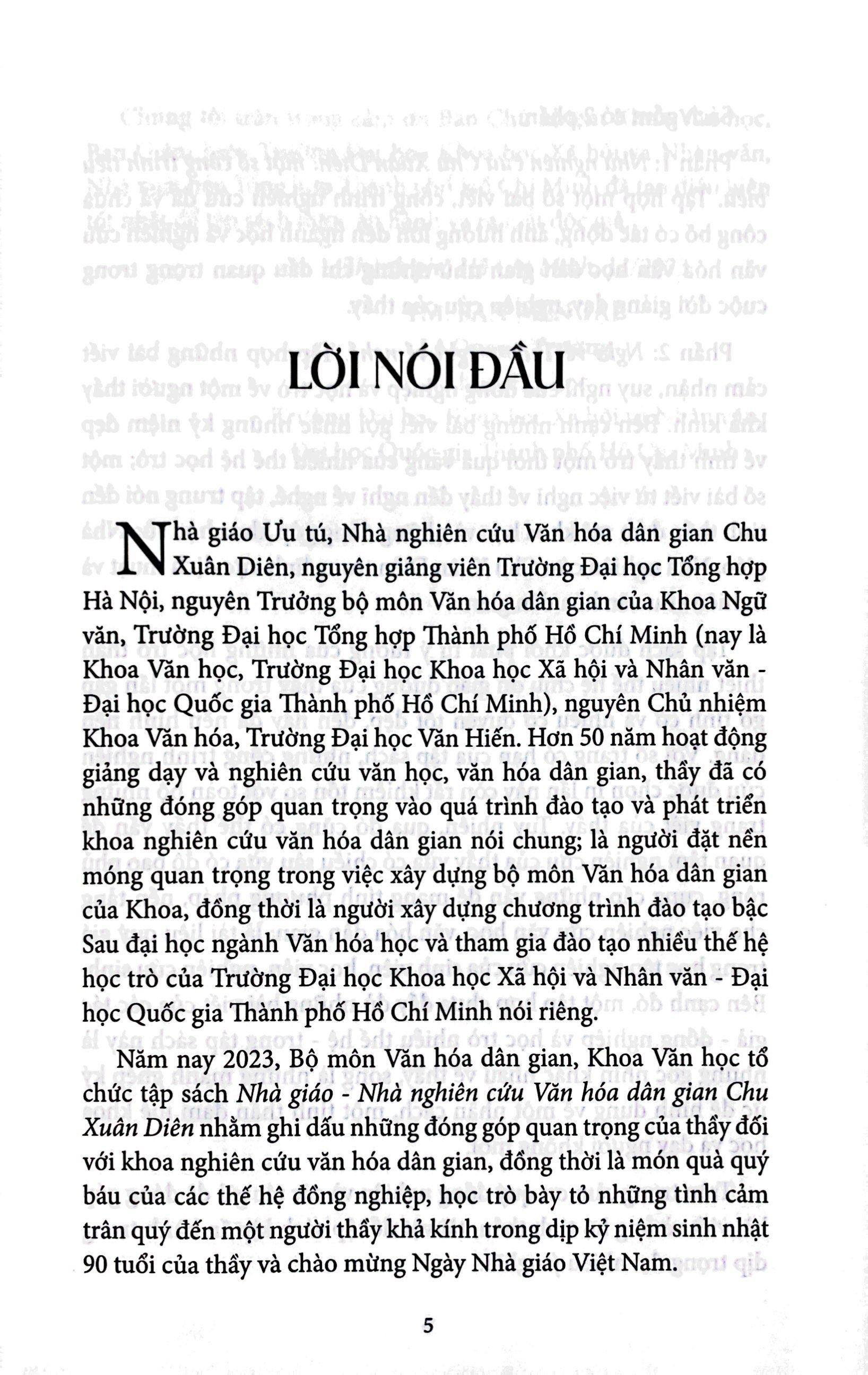 Nhà Giáo Nghiên Cứu Văn Hóa Dân Gian Chu Xuân Diên