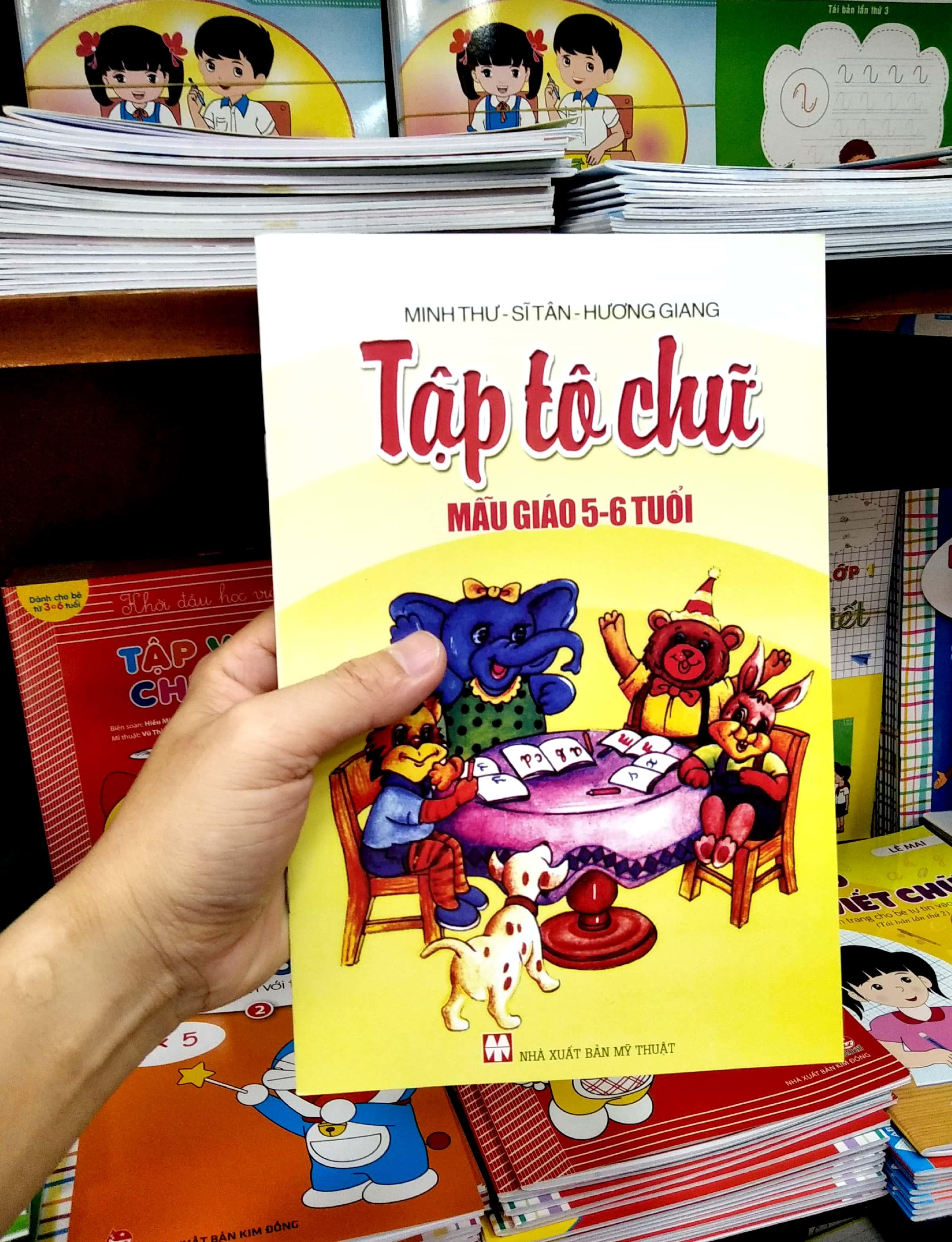 Tập Tô Chữ Mẫu Giáo 5 - 6 Tuổi