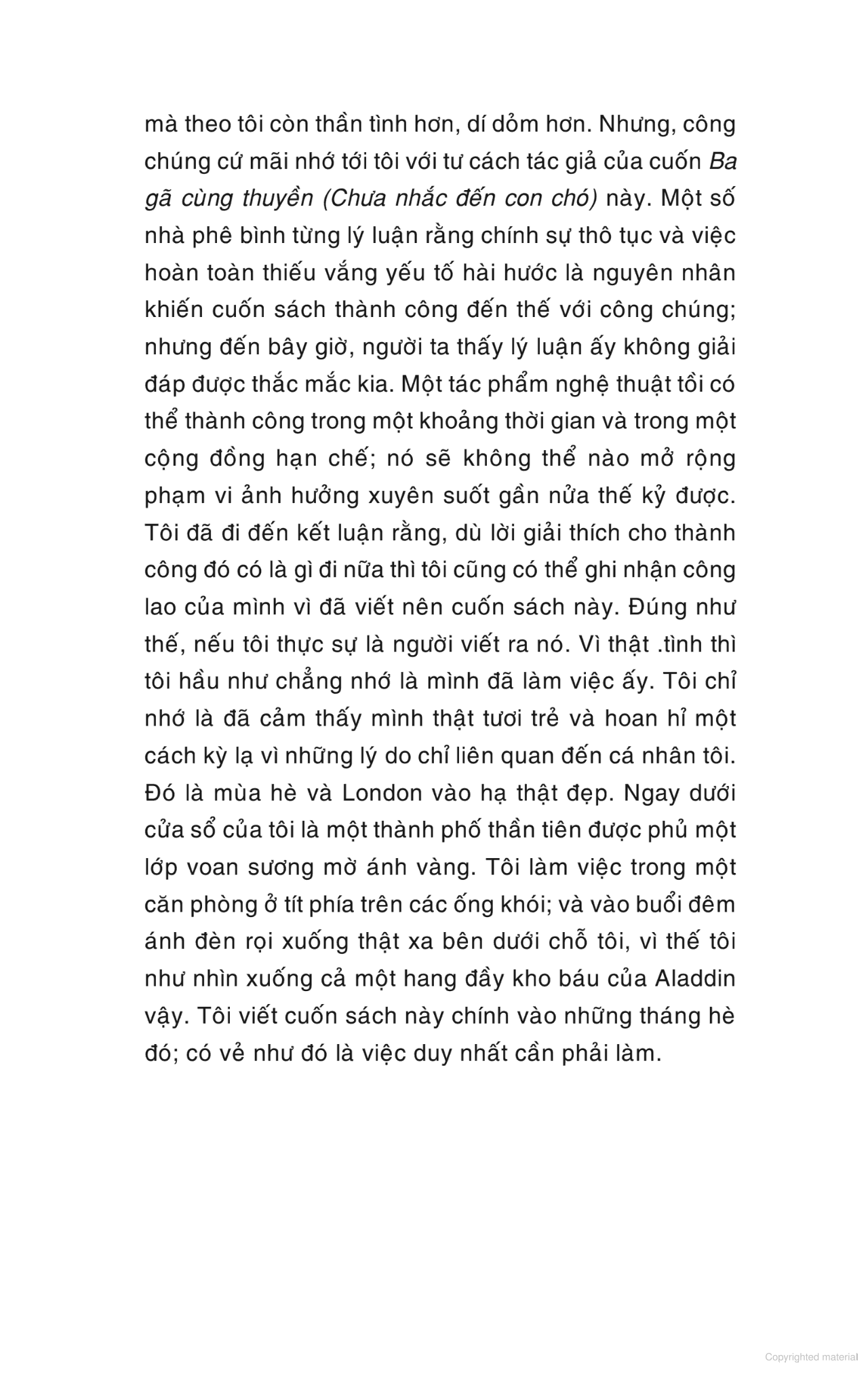 Ba Gã Cùng Thuyền (Chưa Kể Con Chó)