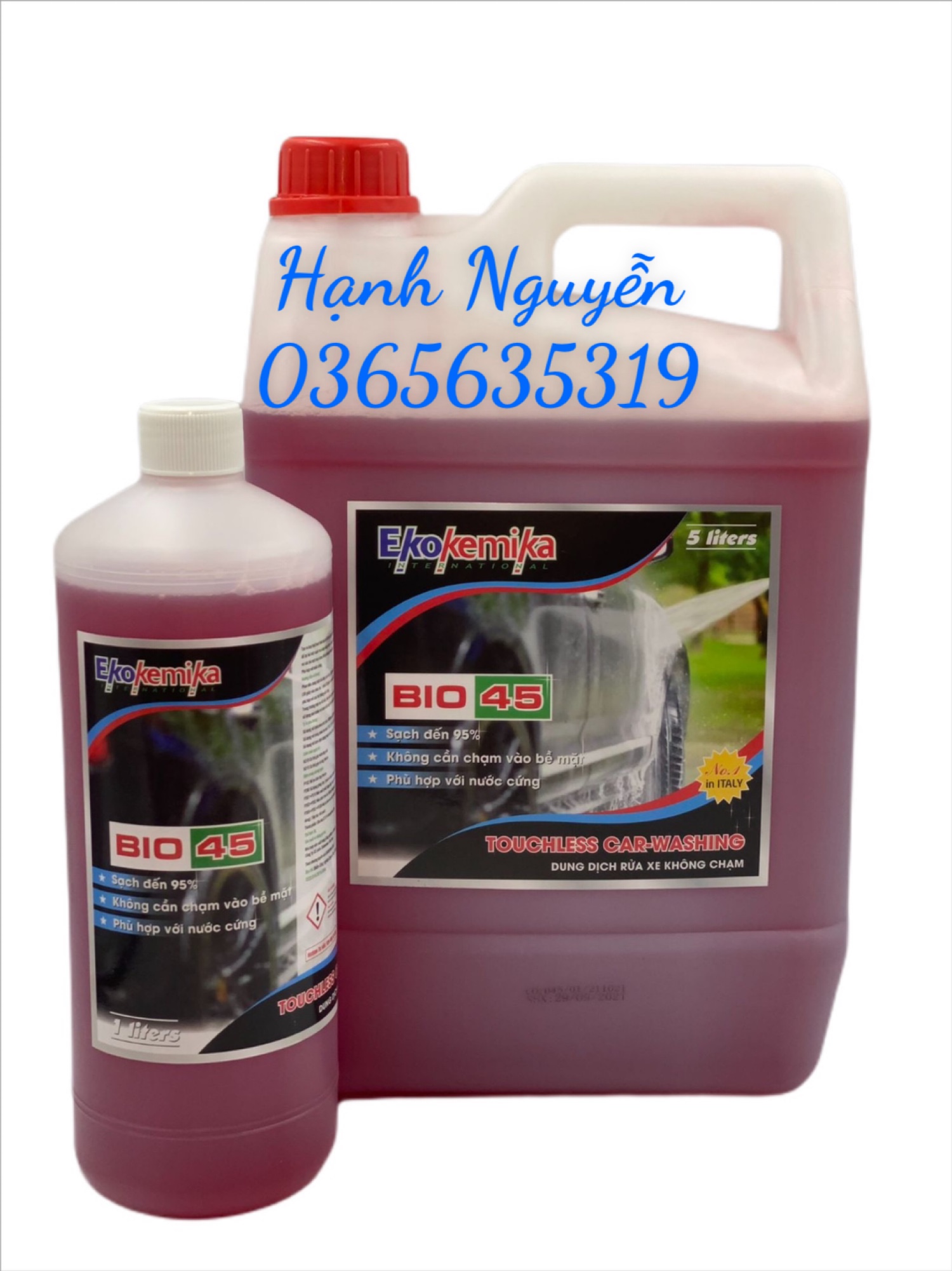 DUNG DỊCH RỬA XE KHÔNG CHẠM BIO 45-22l