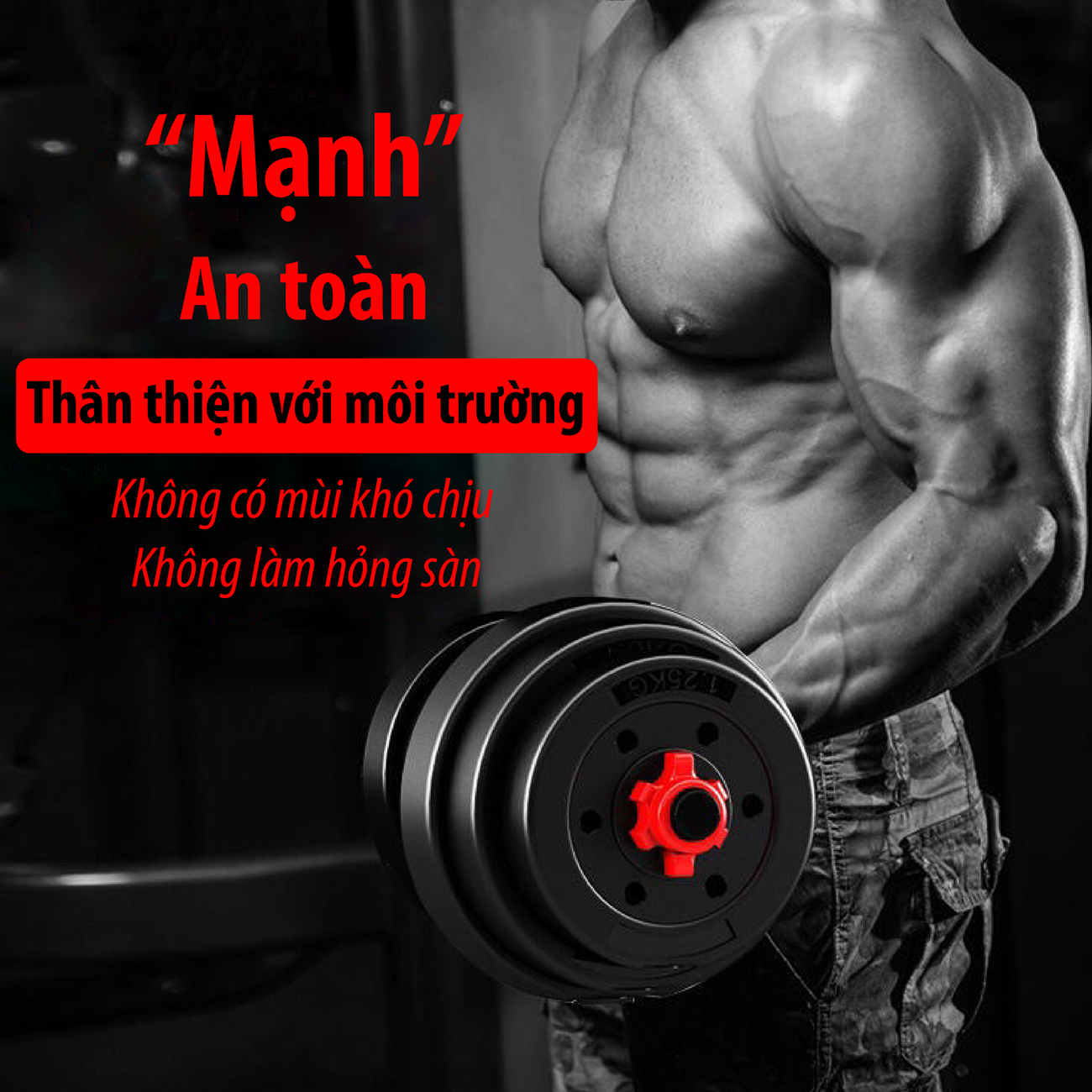 Tạ đôi, Tạ tay (Chọn Lực Nặng Của Tạ 20kg ,30kg, 40kg Tùy chọn) tập tay đẩy kết hợp, tạ nam nữ tập gym tập thon tay Giá tốt Hàng Chuẩn ( hàng nhập khẩu)