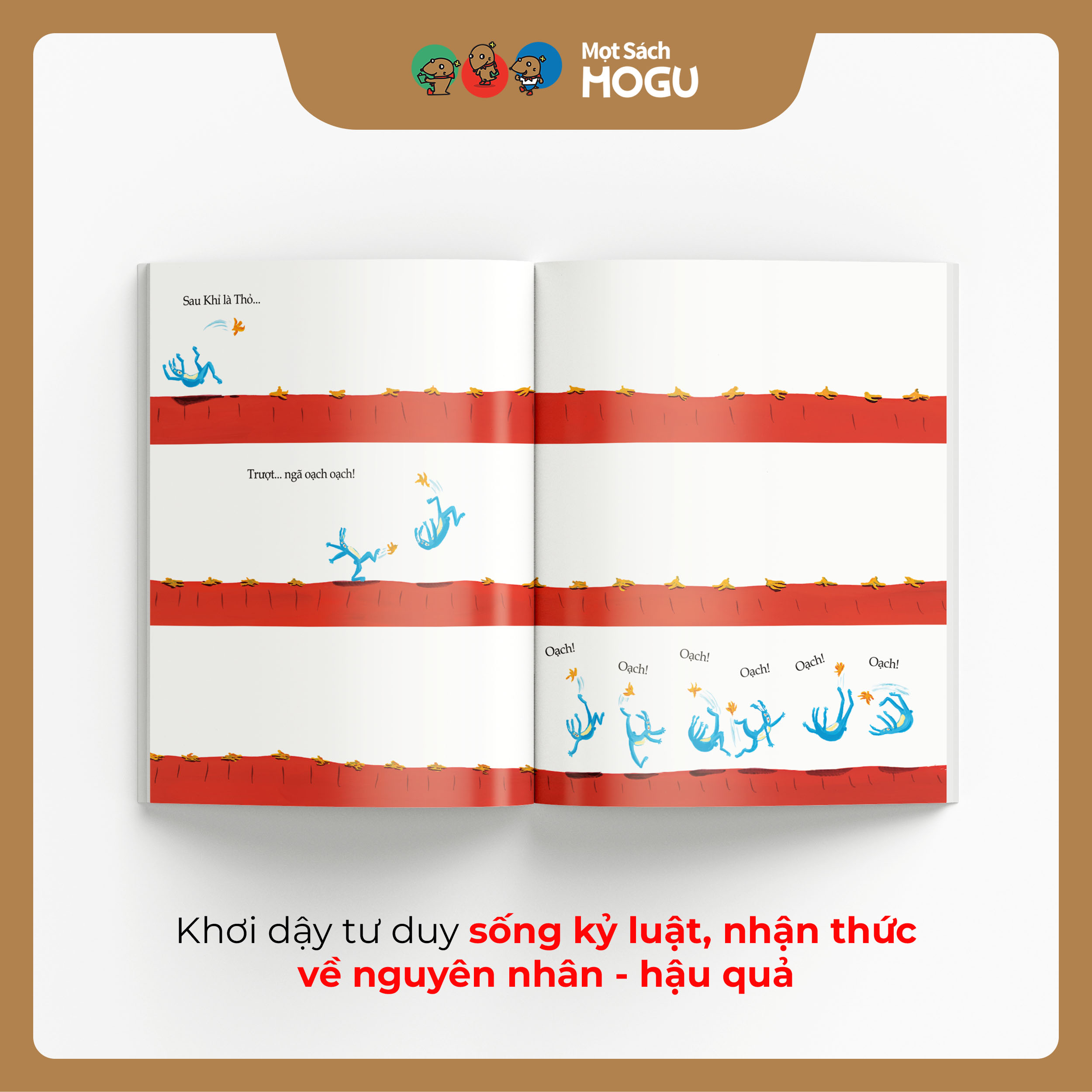 Truyện Ehon bé 3-4-5 tuổi - Sự cố chuối