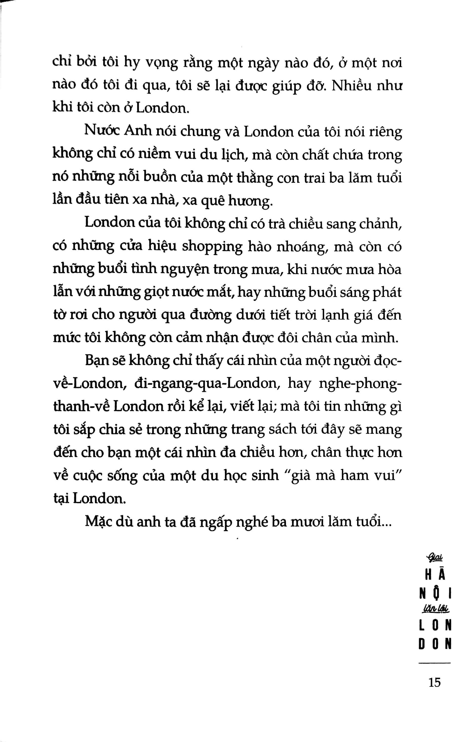 Giai Hà Nội Lặn Lội London