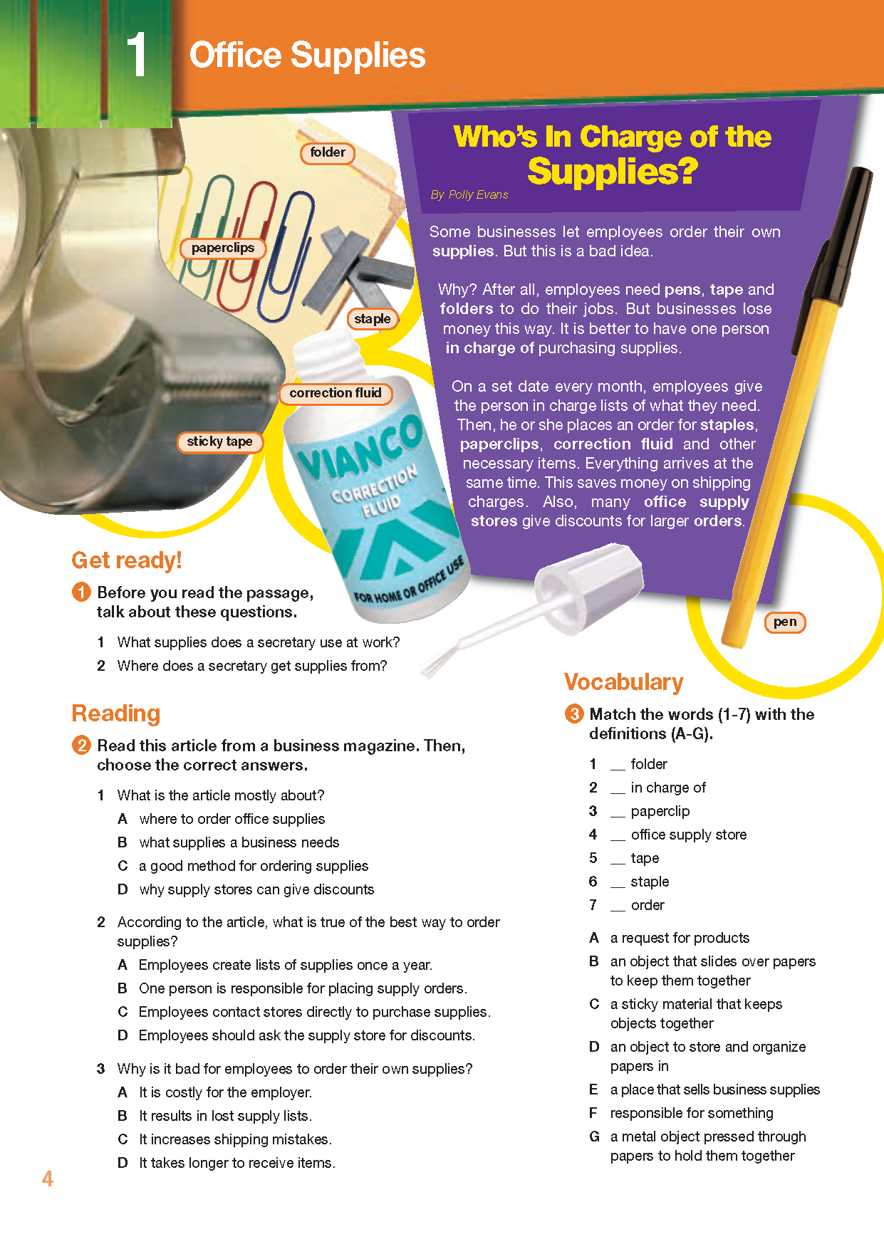 Career Paths Secretarial (Esp) Student