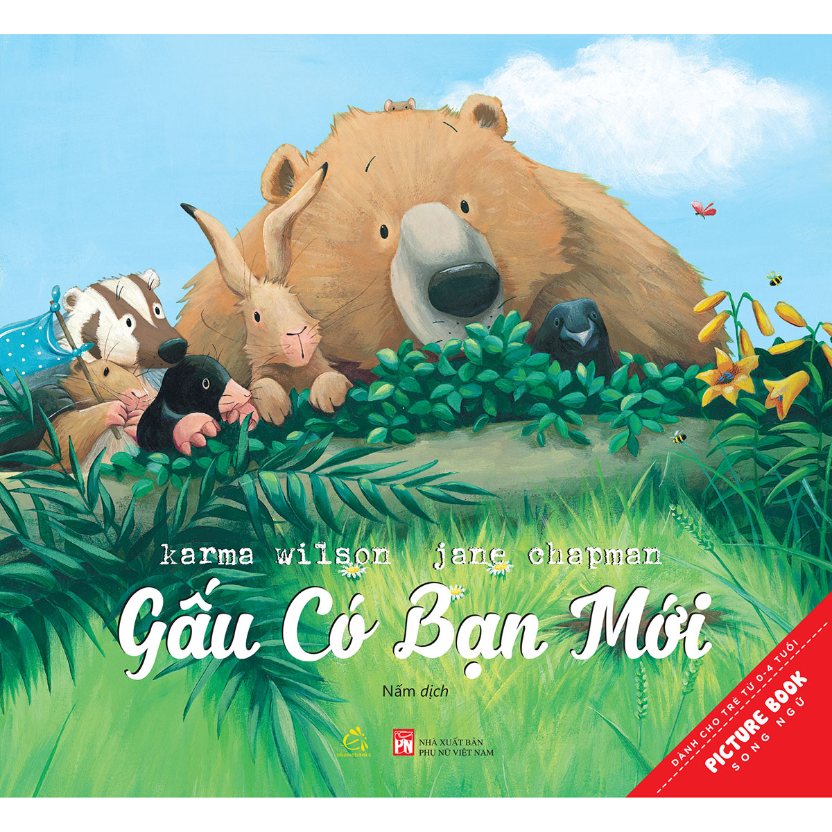 Bộ Sách Tranh Song Ngữ Gấu Hòa Đồng