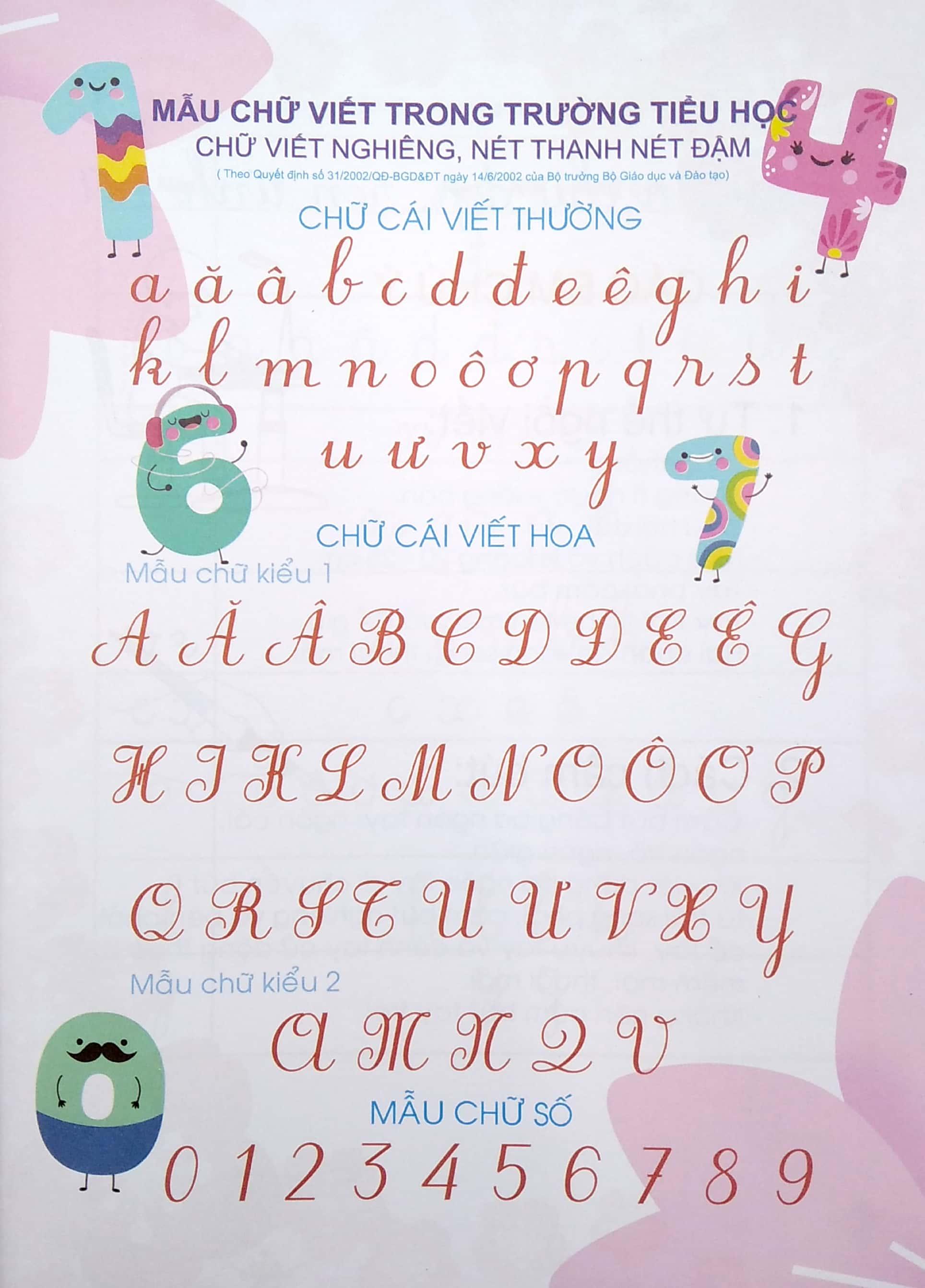 Vở Ô Ly Có Chữ Mẫu Luyện Viết Chữ Đẹp - Chữ Nghiêng, Chữ Viết Thường - Tập 2 (Tái Bản)