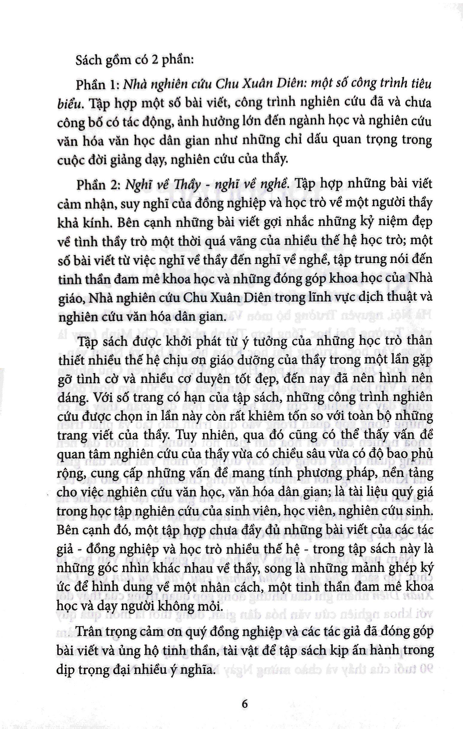 Nhà Giáo Nghiên Cứu Văn Hóa Dân Gian Chu Xuân Diên