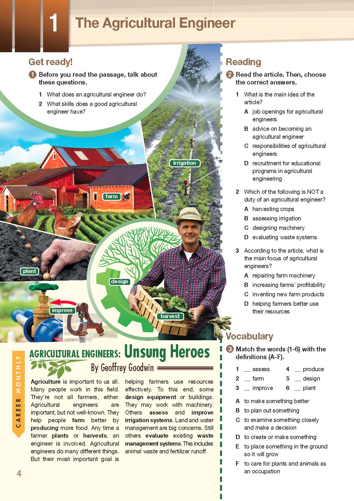 Career Paths Agricultural Engineering (Esp) Student