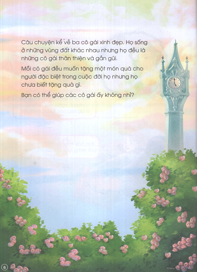 Sách - Các Kĩ Năng Học Tập Của Disney - Cùng Học Từ Vựng (Lứa tuổi 6-7 Tuổi)