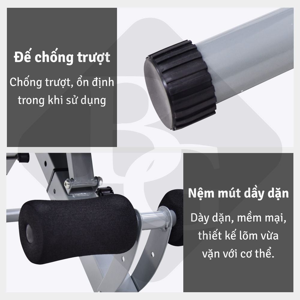Máy Tập Đa năng,Máy Tập Cơ Bụng Đa Năng - Kết Hợp Tập Bụng, Tập Eo, Tập Gym, Tập Thể Hình Tại Nhà (Hàng nhập khẩu)
