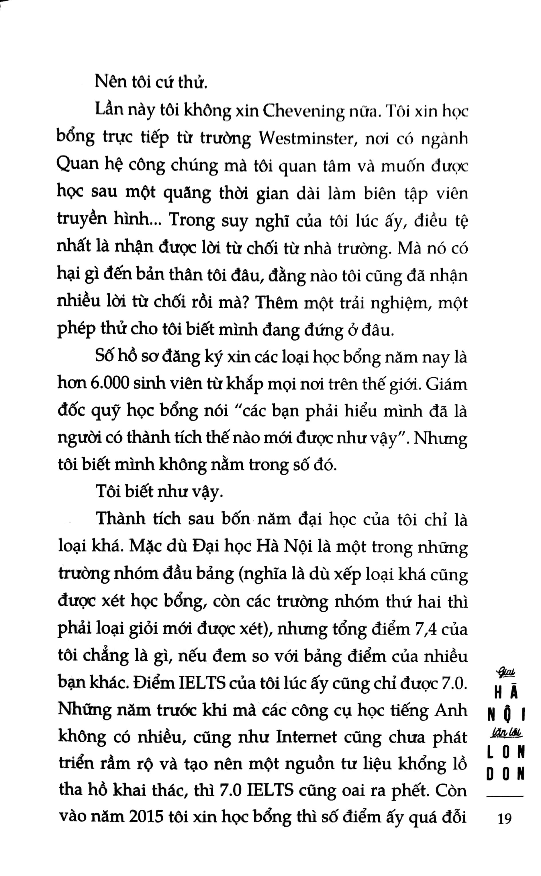 Giai Hà Nội Lặn Lội London