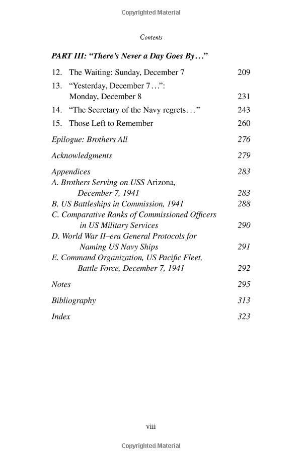 Brothers Down: Pearl Harbor and the Fate of the Many Brothers Aboard the USS Arizona