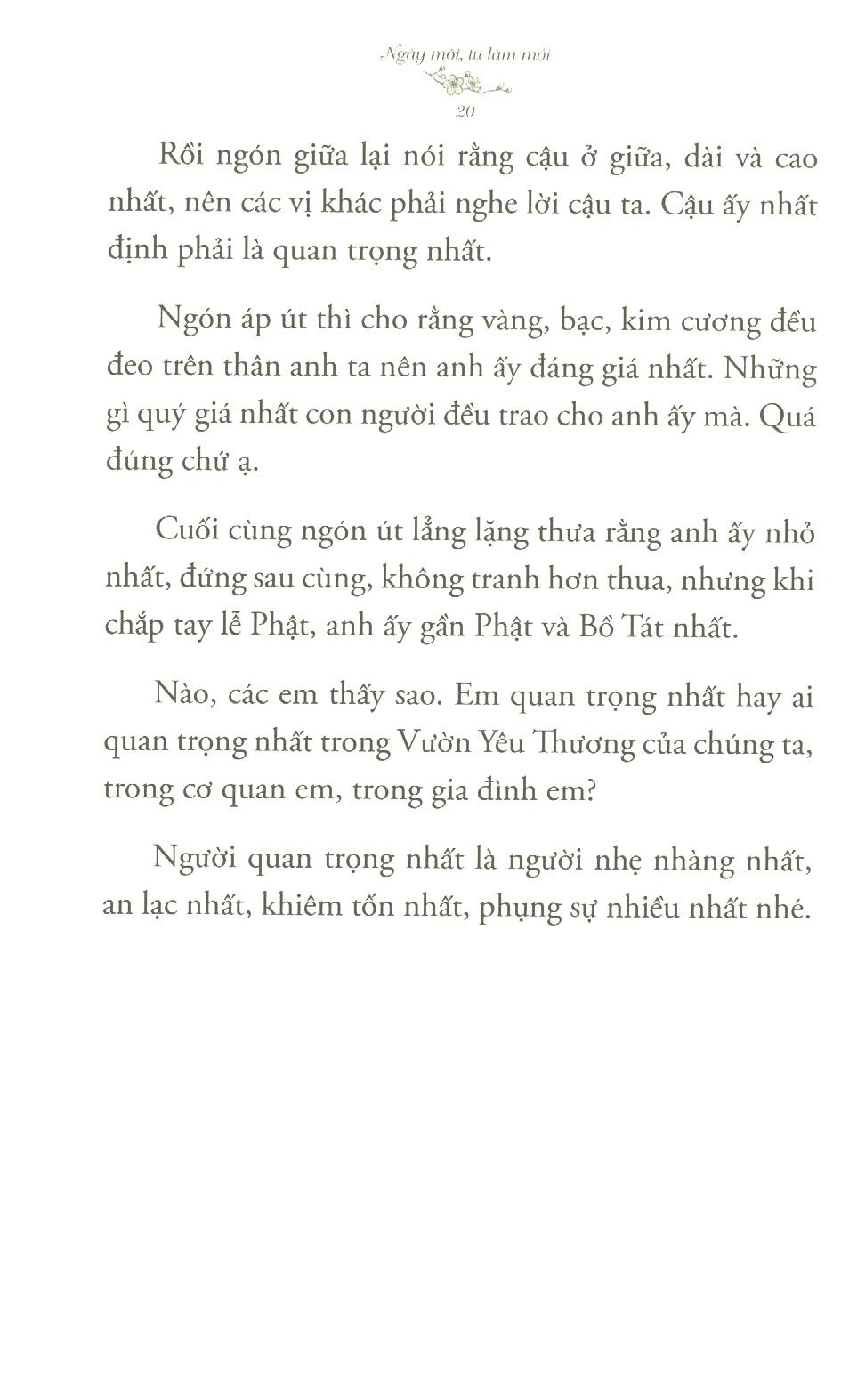 Ngày Mới, Tự Làm Mới