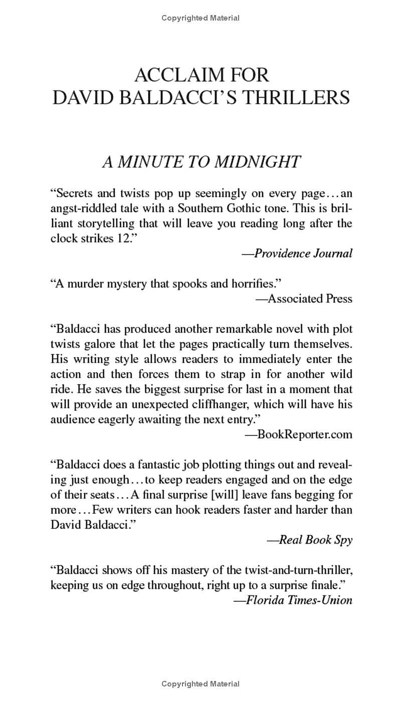 A Minute To Midnight (An Atlee Pine Thriller, 2)