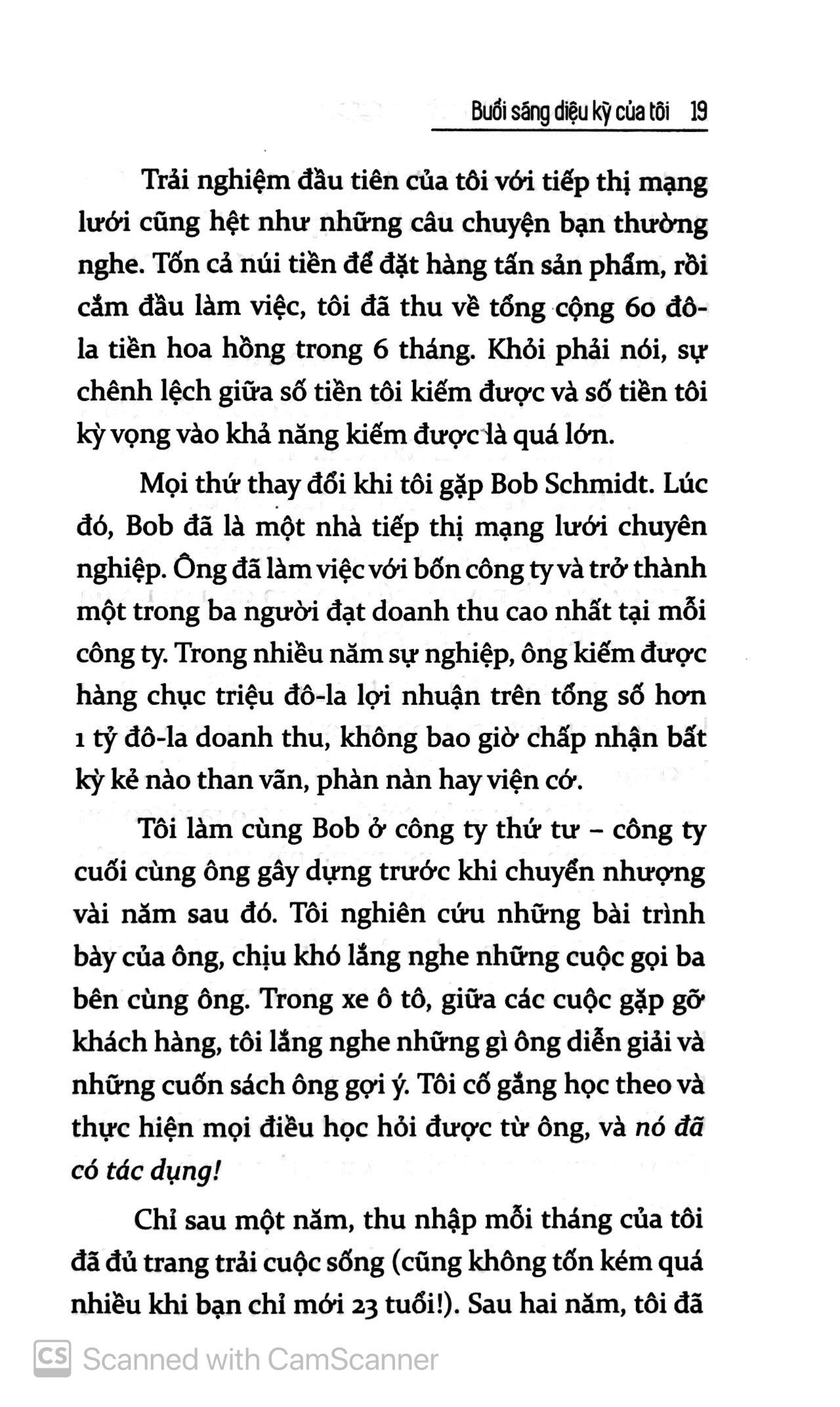 Buổi Sáng Diệu Kỳ Dành Cho Nhà Tiếp Thị Mạng Lưới