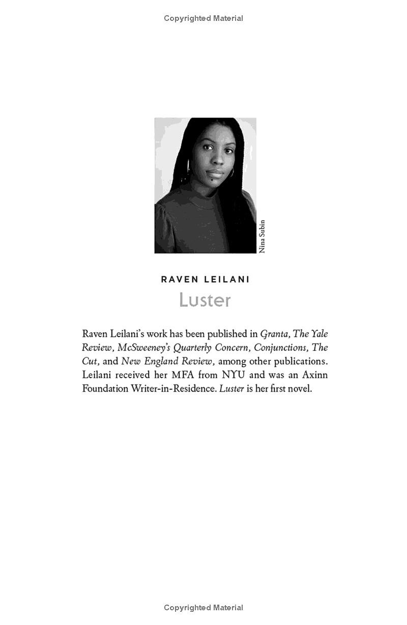 Luster: A Novel
