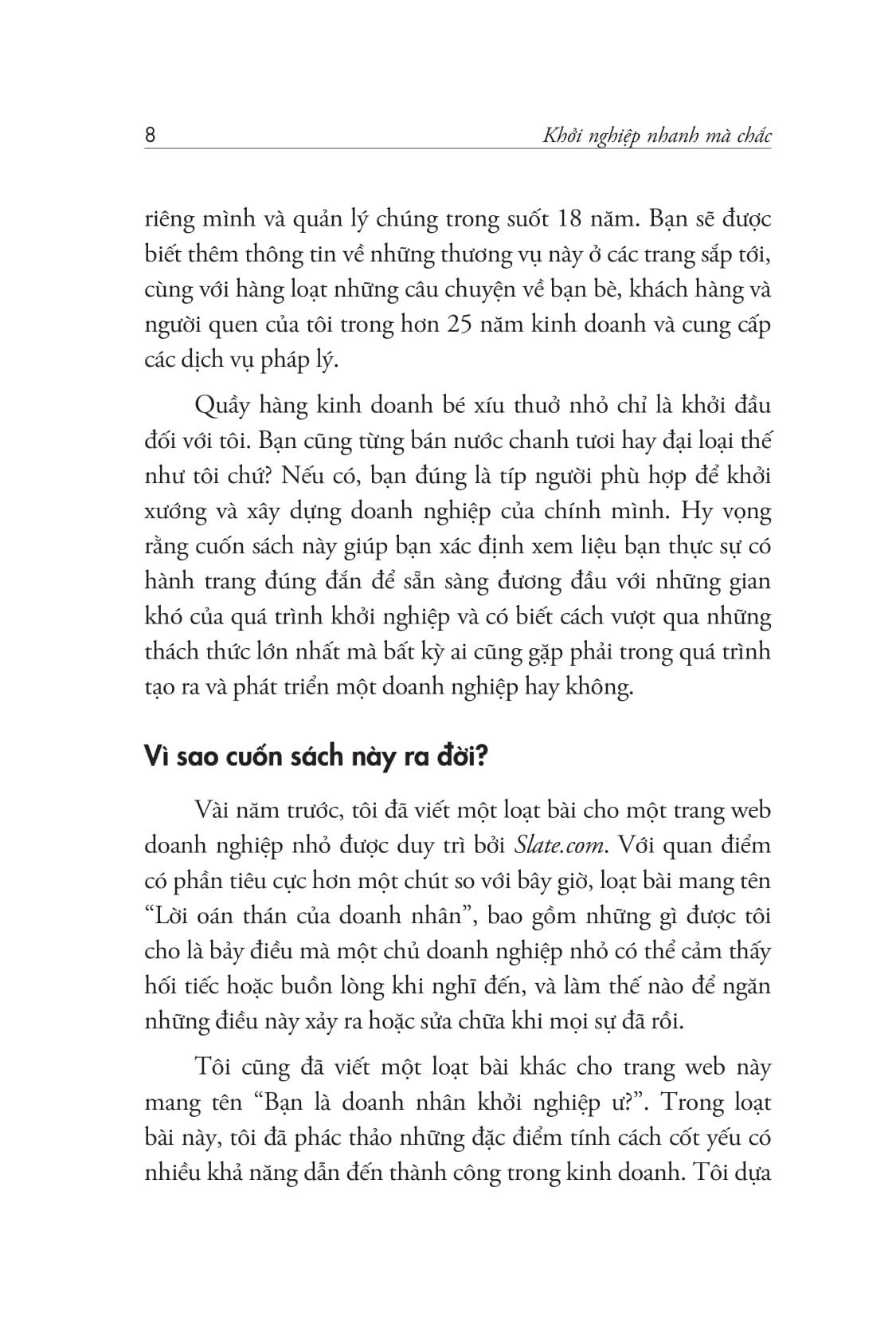 Khởi Nghiệp Nhanh Mà Chắc
