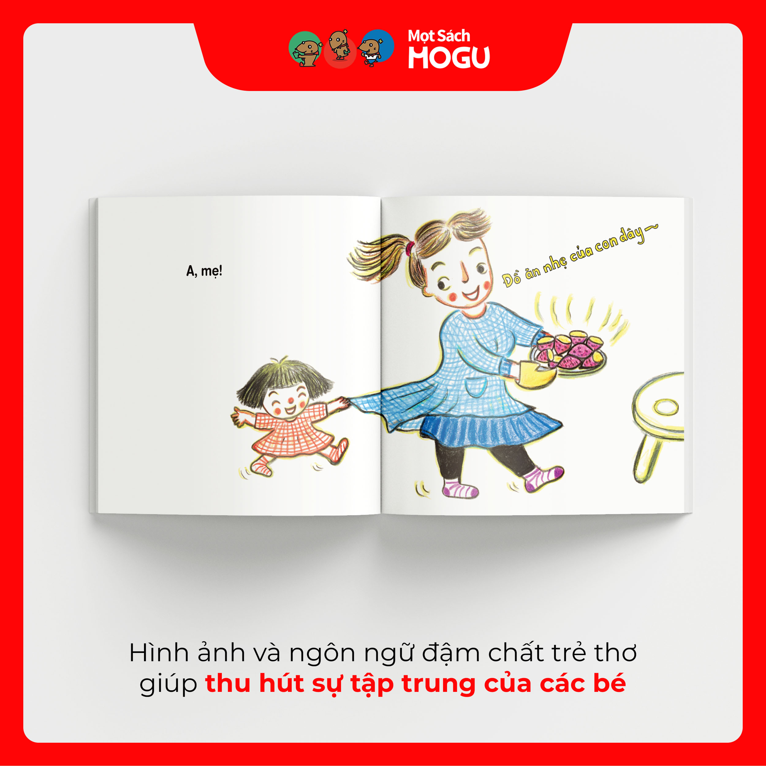 Truyện Ehon bé 1-2-3 tuổi - Kéo, kéo