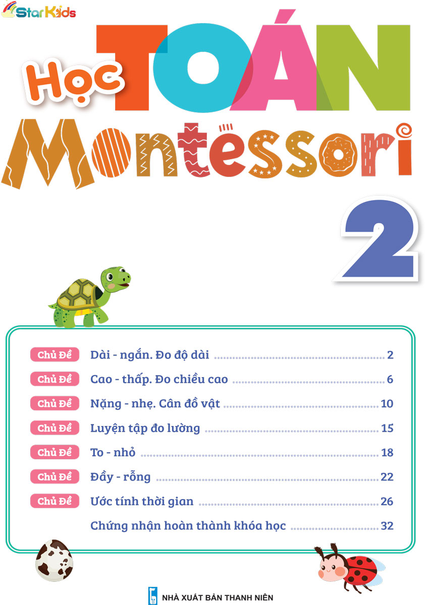 Học Toán Montessori (Phát Triển Trí Tuệ 4+) (MEGA)