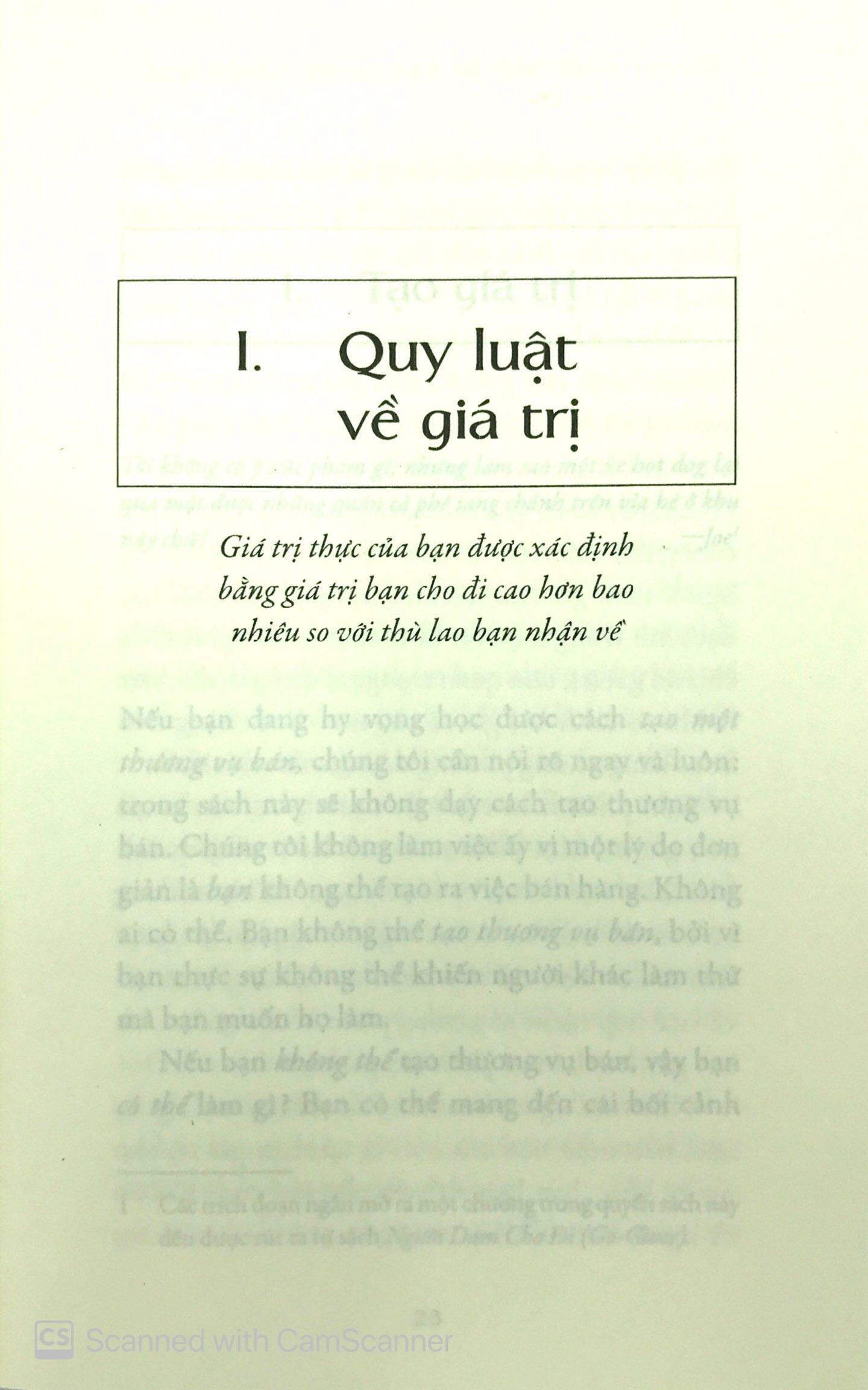 Người Dám Cho Đi - Bán Được Nhiều Hơn