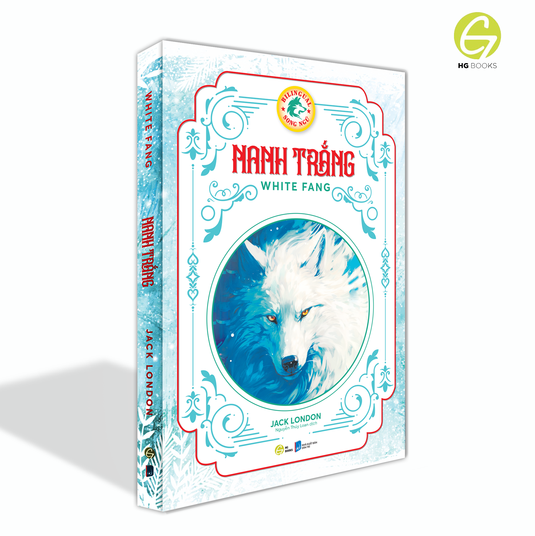 Nanh Trắng - Sách song ngữ văn học kinh điển, có note từ vựng tặng kèm file nghe - HG Books