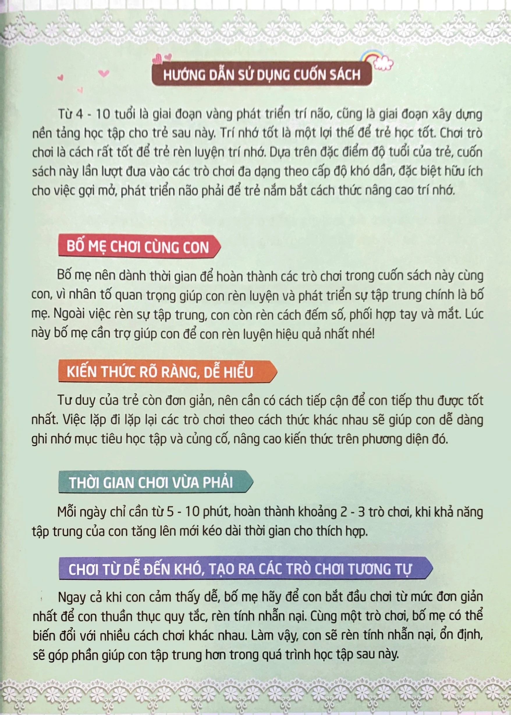 500 Trò Chơi Rèn Luyện IQ (4-10 tuổi) - Khả Năng Ghi Nhớ (Sách Bản Quyền)