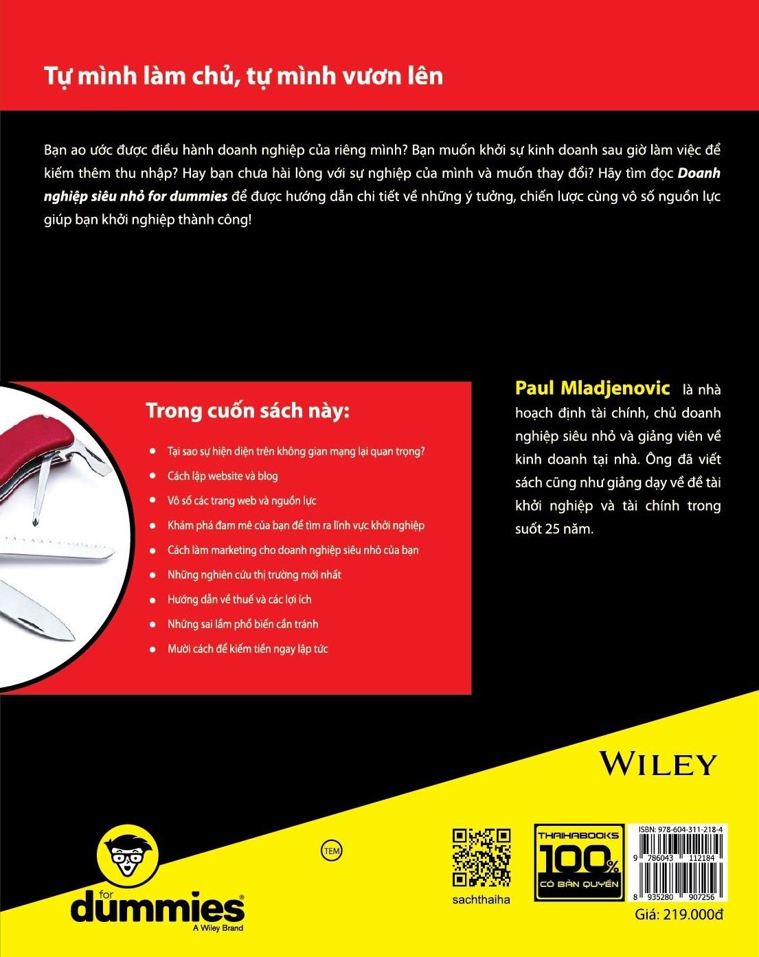 Doanh Nghiệp Siêu Nhỏ (for Dummies)