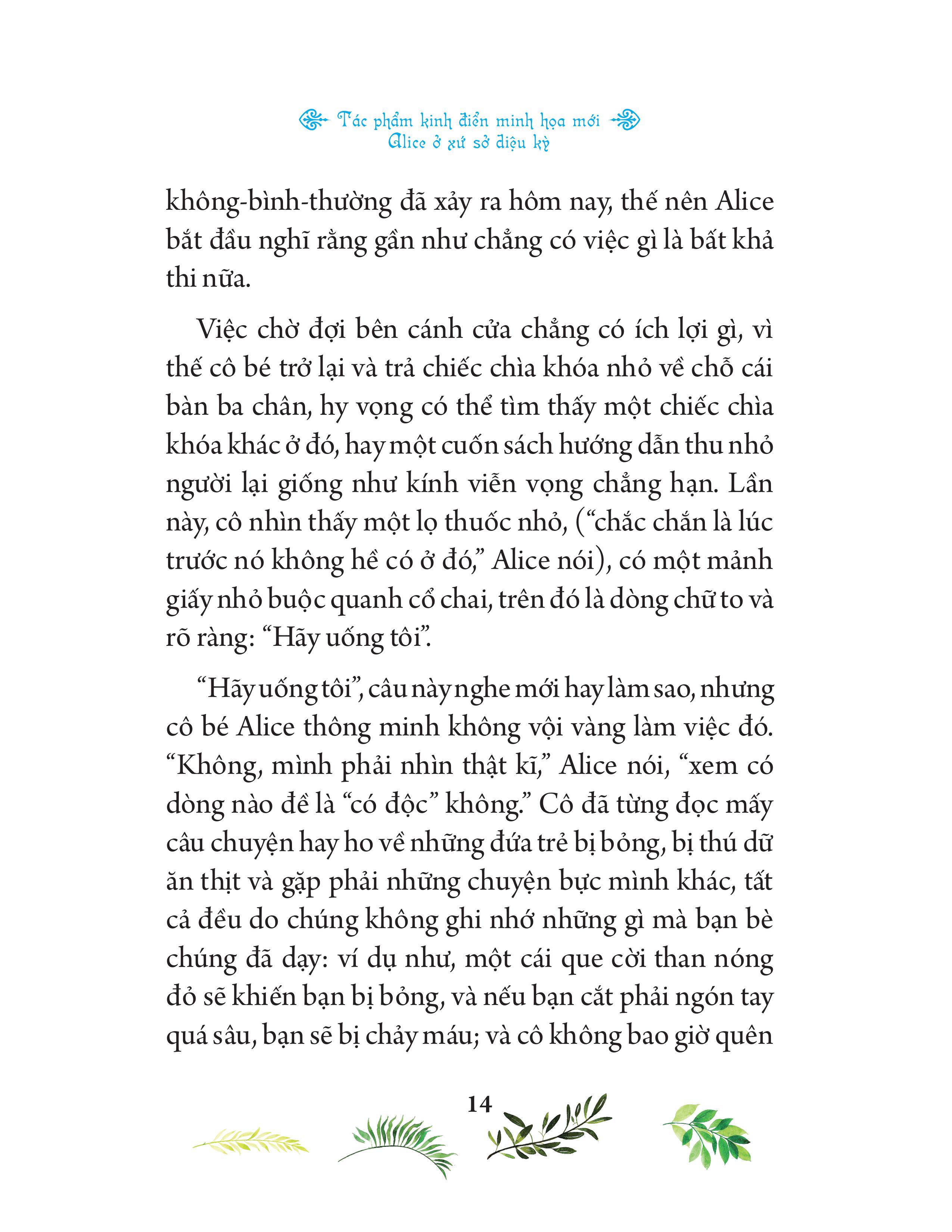 Tác Phẩm Kinh Điển Minh Họa Mới - Alice Ở Xứ Sở Diệu Kỳ