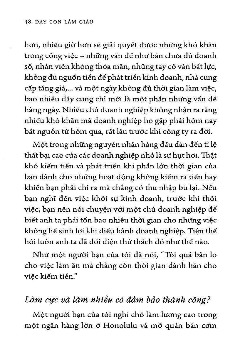 Dạy Con Làm Giàu 10 - Trước Khi Bạn Thôi Việc