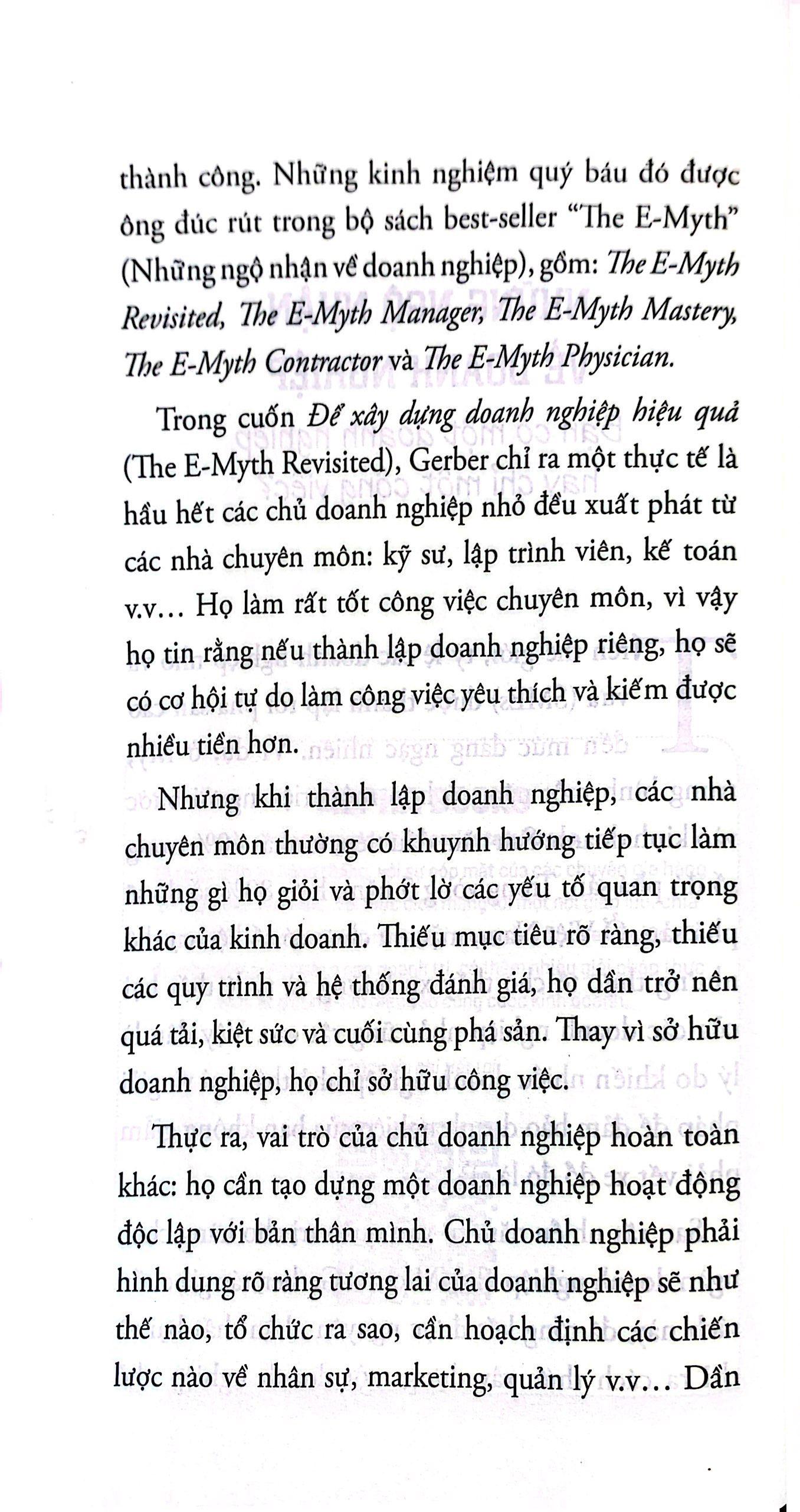 Để Xây Dựng Doanh Nghiệp Hiệu Quả (Tái Bản)
