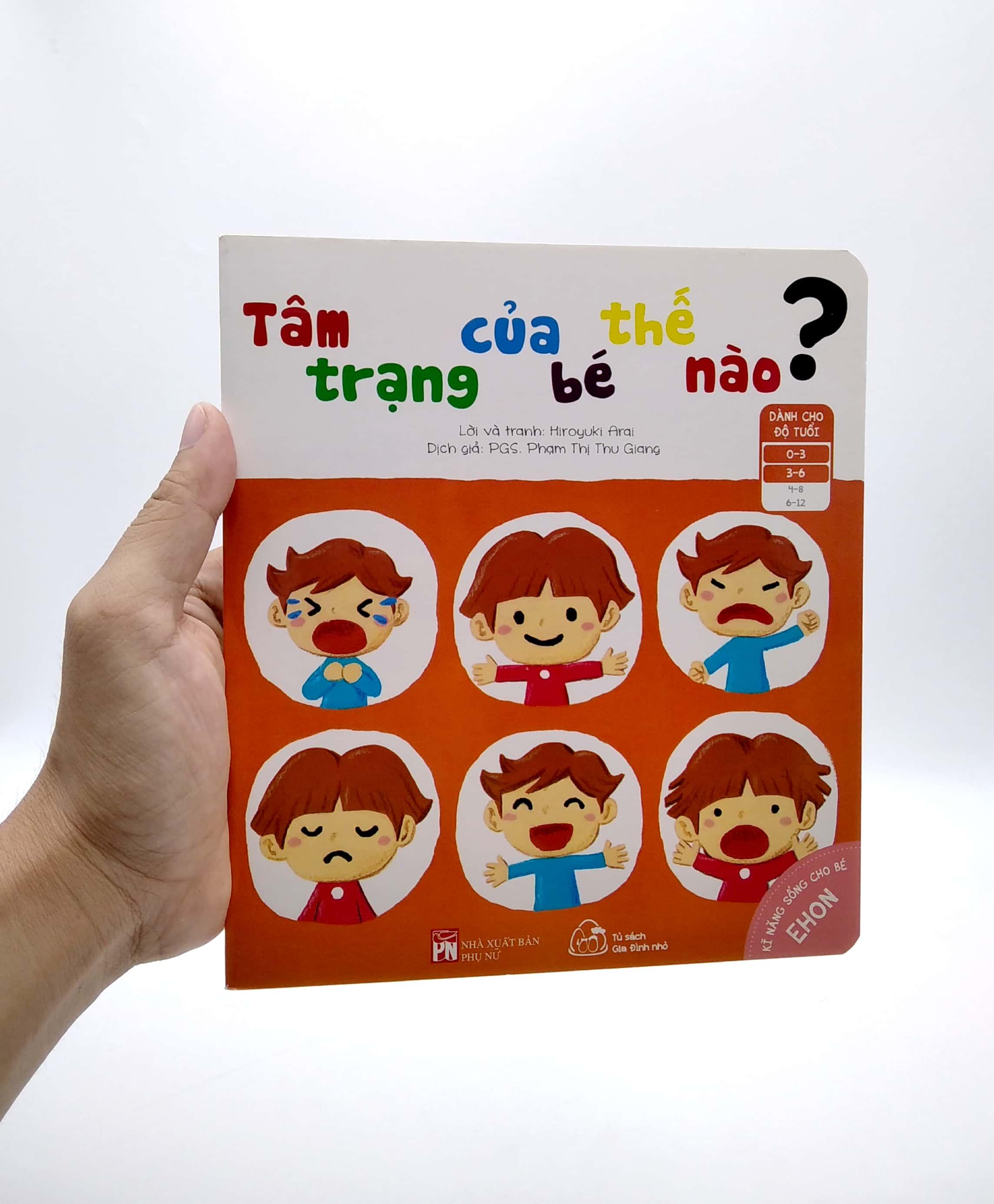 Sách Ehon Kỹ Năng Sống Cho Bé - Tâm Trạng Của Bé Thế Nào