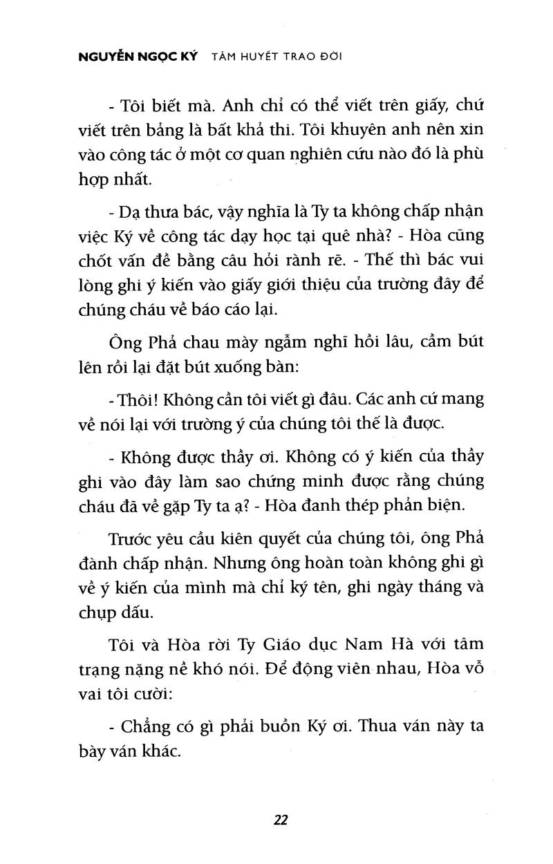 Tự Truyện Nguyễn Ngọc Ký - Tâm Huyết Trao Đời