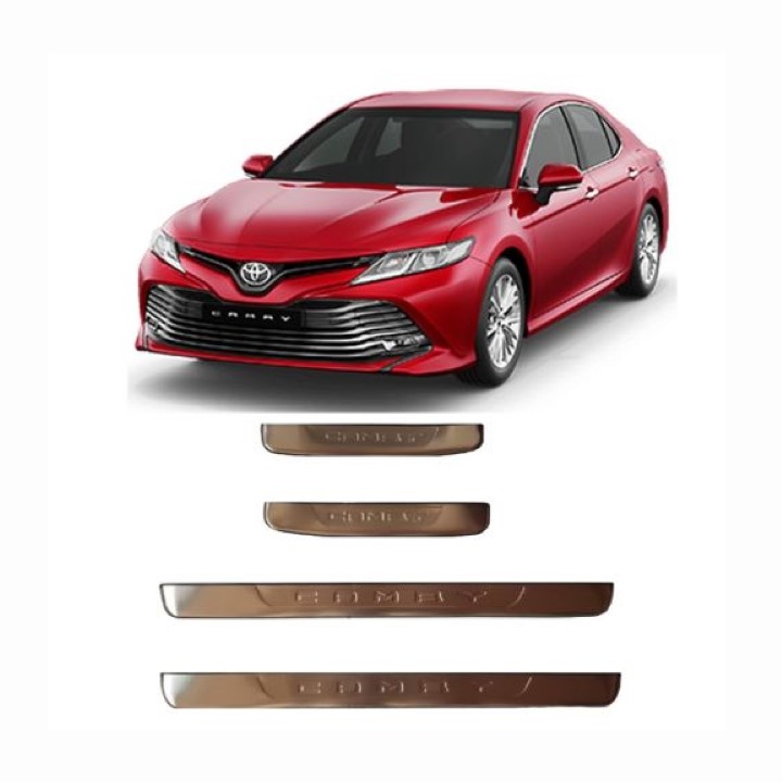 BỘ NẸP BƯỚC CHÂN NGOÀI INOX DÀNH CHO XE TOYOTA CAMRY 2019