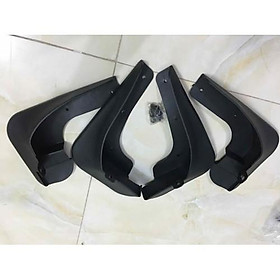 Chắn bùn xe dành cho Vios 2019, 2020 2021 Bộ 4 miếng nhựa đen dẻo kèm ốc vít