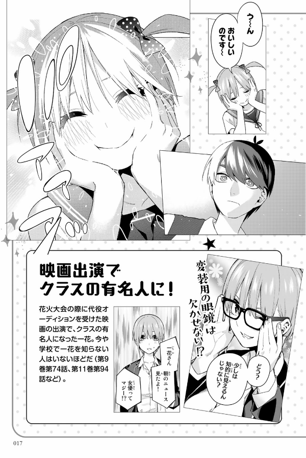 五等分の花嫁 キャラクターブック 一花 (KCデラックス)