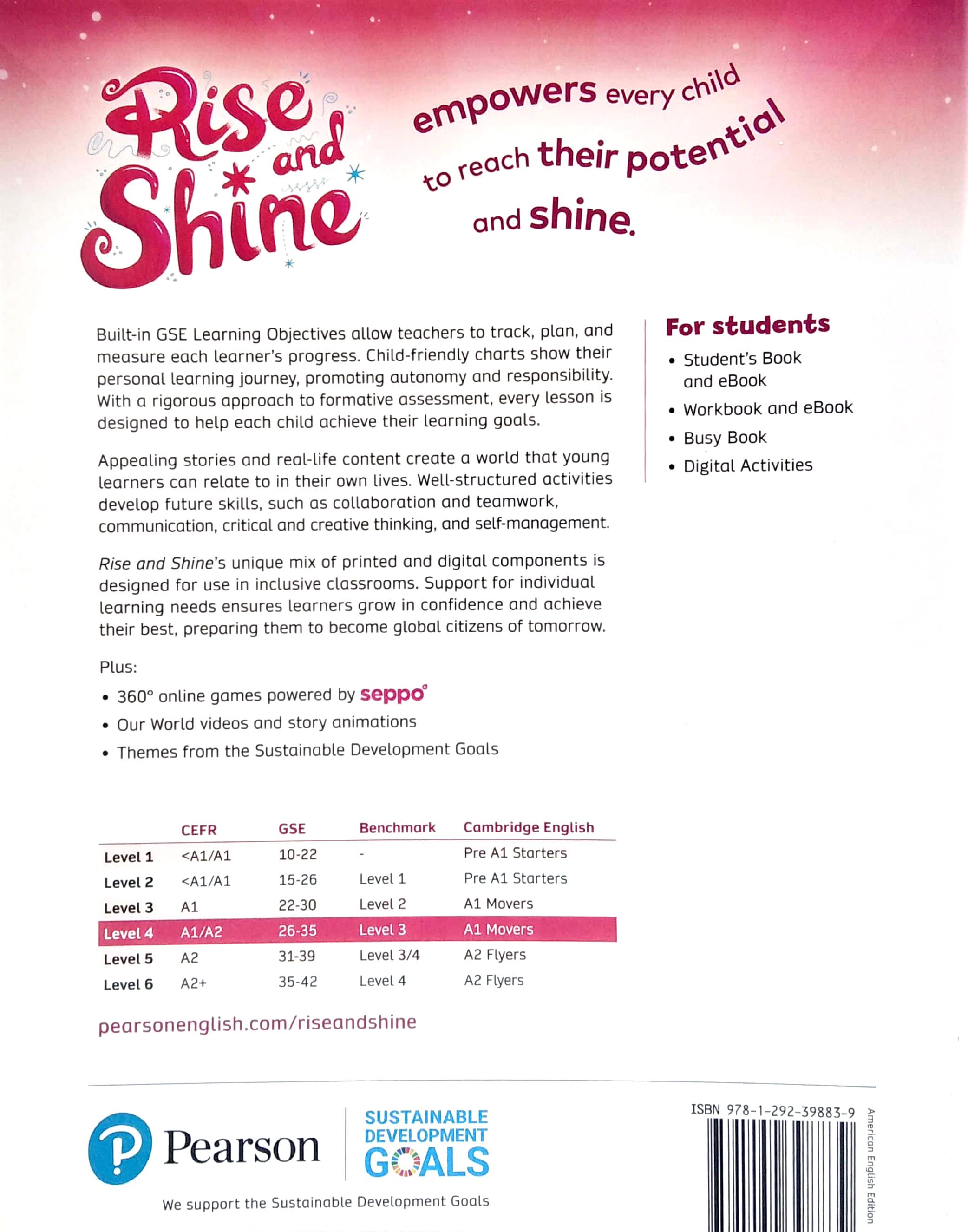 Rise And Shine American Level 4 Workbook With ebook