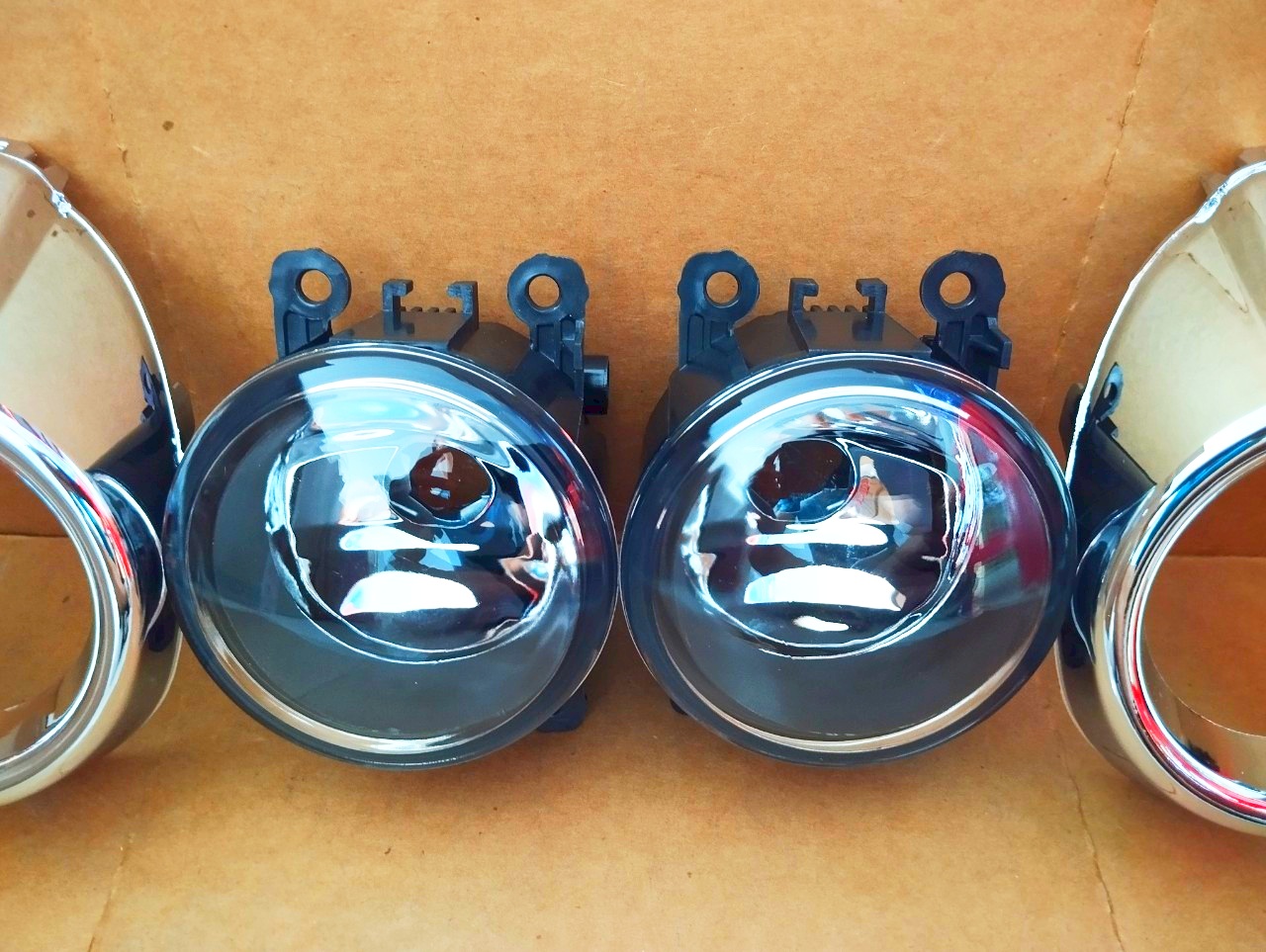 Bộ Đèn Gầm Sương Mù Ốp Chrome Ford Ecosport Fiesta Focus (2009-2020)