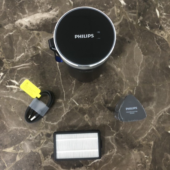 Máy khử mùi, lọc không khí dạng cốc trên xe ô tô Philips GP5601. Hàng châu Mỹ chính hãng