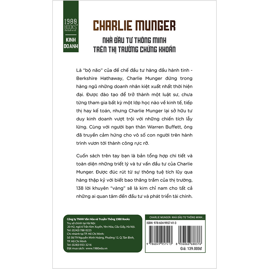 Charlie Munger – Nhà Đầu Tư Thông Minh Trên Thị Trường Chứng Khoán