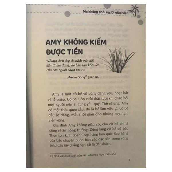 I Will Be Better - Những Câu Chuyện Truyền Cảm Hứng: Mẹ Không Phải Người Giúp Việc
