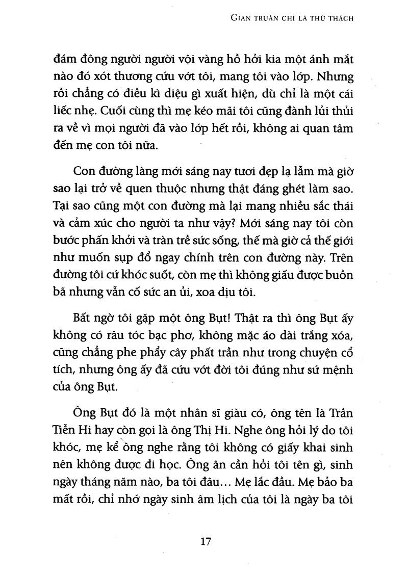Gian Truân Chỉ Là Thử Thách
